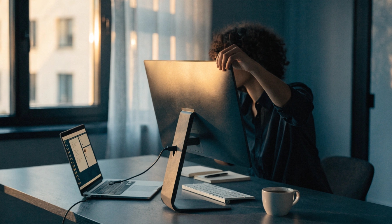 how to connect laptop to computer monitor