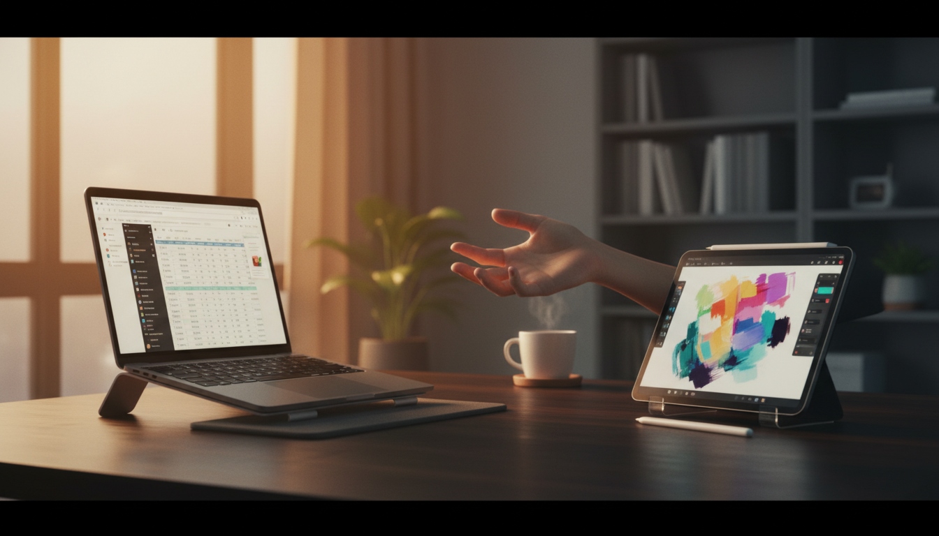 what should i use my laptop vs ipad for