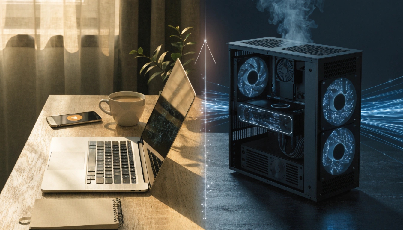 ai laptops vs gpus