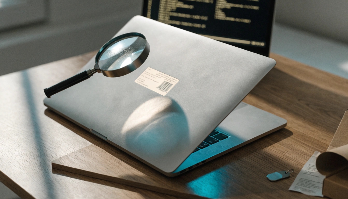 how to get the serial number of a laptop