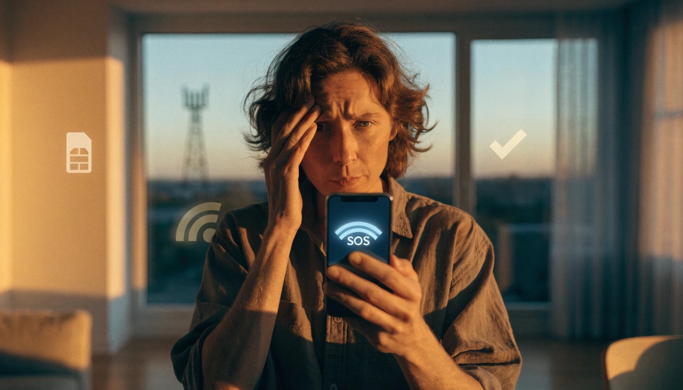 why is my phone in sos mode verizon